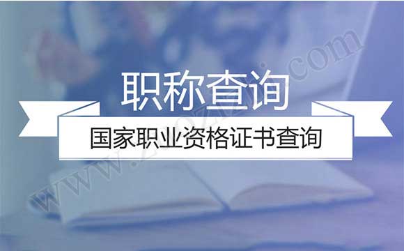 國(guó)家職業(yè)資格證書查詢