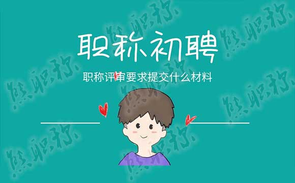 職稱評審要求提交什么材料