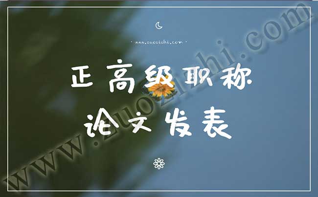 正高級(jí)職稱論文發(fā)表有什么要求