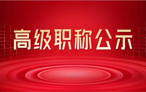 高級(jí)職稱申報(bào)結(jié)果