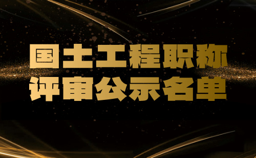 2024年度河北省國土工程系列土地評估專業職稱評審通過人員名單公示