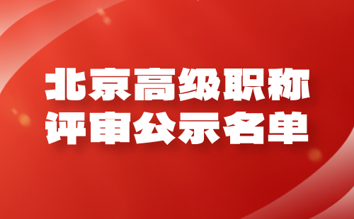 2024年北京市工程技術系列（機械設計與制造）壓力容器設計專業高級職稱評審